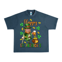 Midnight Navy Happy st. patricks day Urban Heavy Tee - Neo Western