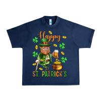 Navy Happy st. patricks day Urban Heavy Tee - Neo Western