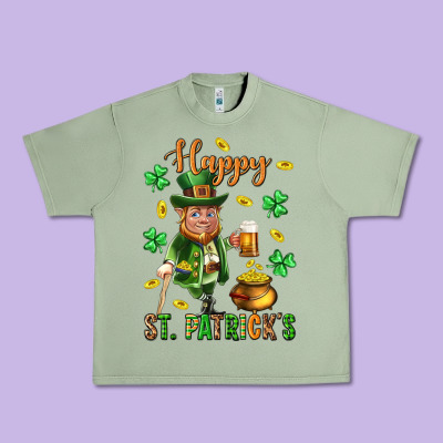 Happy St. Patricks Day Urban Heavy Tee Designed By Neo Western