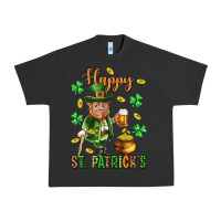Pigment Black Happy st. patricks day Urban Heavy Tee - Neo Western