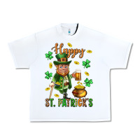 White Happy st. patricks day Urban Heavy Tee - Neo Western