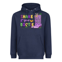 Navy shake your bootie mardi gras Heavyweight Hoodie - MaliasSmallBusiness