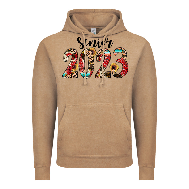 Senior 2023 Western Vintage Hoodie by JahusDesignShop | Teevron