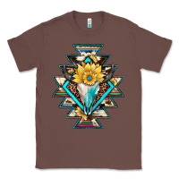 Chestnut cowhide leopard bull skull aztec Classic Tee - JahusDesignShop