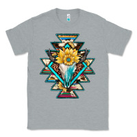 Heather Grey cowhide leopard bull skull aztec Classic Tee - JahusDesignShop
