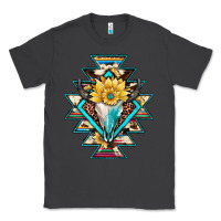 Smoke cowhide leopard bull skull aztec Classic Tee - JahusDesignShop