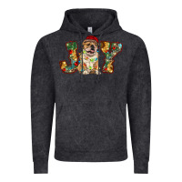 Vintage Black bulldog christmas joy Vintage Hoodie - RanaPortraitStore