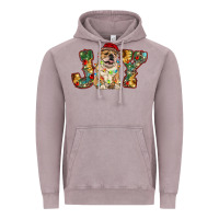 Vintage Zinc bulldog christmas joy Vintage Hoodie - RanaPortraitStore