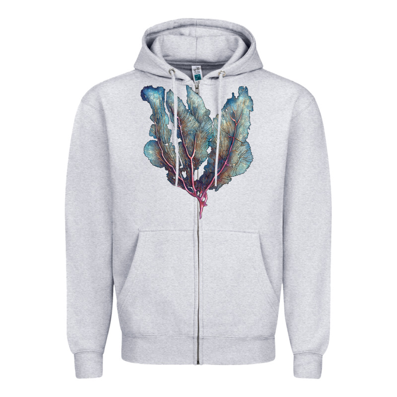 Venus Fan Sea Coral Zipper Hoodie by LillyAllenDesigns | Teevron