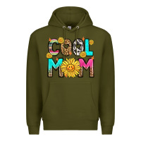 Army Green cool mom Premium Hoodie - LillyAllenDesigns