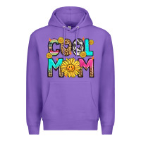 Purple cool mom Premium Hoodie - LillyAllenDesigns
