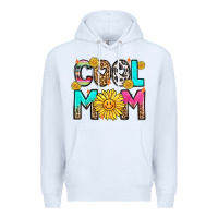White cool mom Premium Hoodie - LillyAllenDesigns