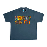 Midnight Navy howdy y all Urban Heavy Tee - HRA Design Shop