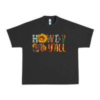 Pigment Black howdy y all Urban Heavy Tee - HRA Design Shop