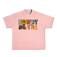 Salmon howdy y all Urban Heavy Tee - HRA Design Shop