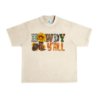 Sandshell howdy y all Urban Heavy Tee - HRA Design Shop