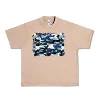 Burro blue camouflage background Urban Heavy Tee - BarkalooDesign