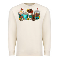 Western Coffee Cups Premium Sweatshirt | Teevron
