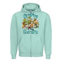Seafoam camping is my therapy Zipper Hoodie - BarkalooDesign