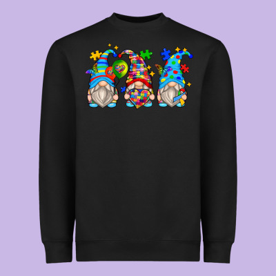Autism Gnomes Heavyweight Sweatshirt Designed By Zillion Design Studio
