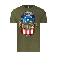 Vintage Olive American 4th of July Vintage Tee - CowGirlArtShop
