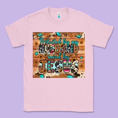 Protected Husband Saved By Jesus Classic Tee Designed By Jahusdesignshop
