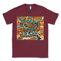 Burgundy protected husband saved by jesus Classic Tee - JahusDesignShop