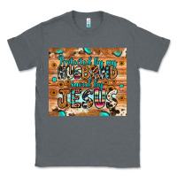 Charcoal Heather protected husband saved by jesus Classic Tee - JahusDesignShop