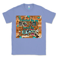 Colony Blue protected husband saved by jesus Classic Tee - JahusDesignShop