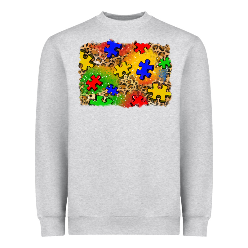 Autism Background Heavyweight Sweatshirt by Zillion Design Studio | Teevron