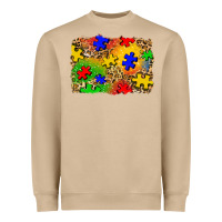 Mushroom autism background Heavyweight Sweatshirt - Zillion Design Studio