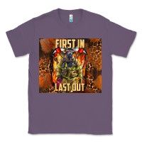Lavender first in last out firefighter Classic Tee - AdoDesignShop