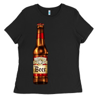 Black red beer bottle Ladies Tee - AdoDesignShop