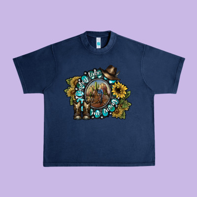 Cowboy Take Me Away 2 Urban Heavy Tee Designed By Sublimationcraftshop