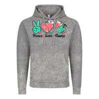 Cloud Rock peace love nurse Vintage Hoodie - texasbilliewilder