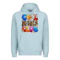 Blue Mist cool moms club Premium Hoodie - LillyAllenDesigns
