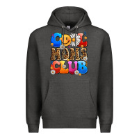 Charcoal Heather cool moms club Premium Hoodie - LillyAllenDesigns