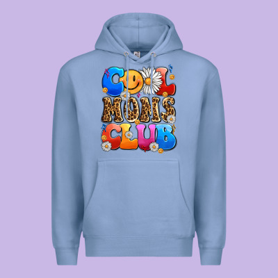 Cool Moms Club Premium Hoodie Designed By Lillyallendesigns