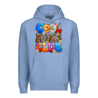 Colony Blue cool moms club Premium Hoodie - LillyAllenDesigns