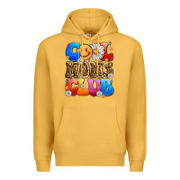 Mustard cool moms club Premium Hoodie - LillyAllenDesigns