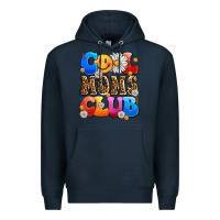 Navy cool moms club Premium Hoodie - LillyAllenDesigns