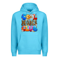 Ocean Blue cool moms club Premium Hoodie - LillyAllenDesigns