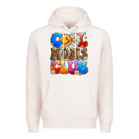 Pale Pink cool moms club Premium Hoodie - LillyAllenDesigns
