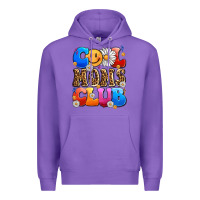 Purple cool moms club Premium Hoodie - LillyAllenDesigns