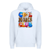 White cool moms club Premium Hoodie - LillyAllenDesigns