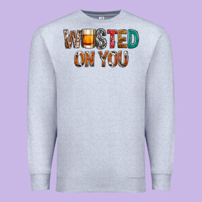 Wasted On You Premium Sweatshirt Designed By Nancycooperartshop