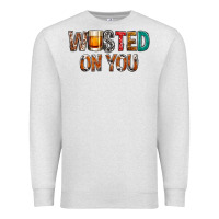 Oatmeal Heather wasted on you Premium Sweatshirt - NancyCooperArtShop