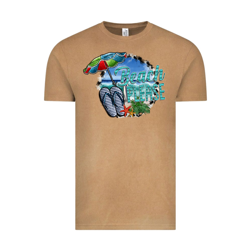 Beach Please Vintage Tee by SublimationCraftShop | Teevron