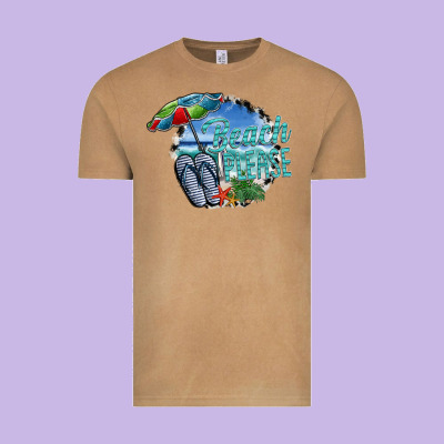 Beach Please Vintage Tee Designed By Sublimationcraftshop