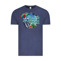 Vintage Denim beach please Vintage Tee - SublimationCraftShop